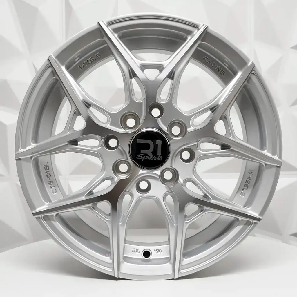 RIN 14X5.5 4-100/114.3 R1 SPORT RGW01 MACHINE SILVER ET38 CB73.1 