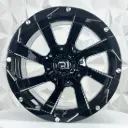 RIN 15X10 5-127 R1 SPORT 8160 BLACK MILLING ET-44 CB83 