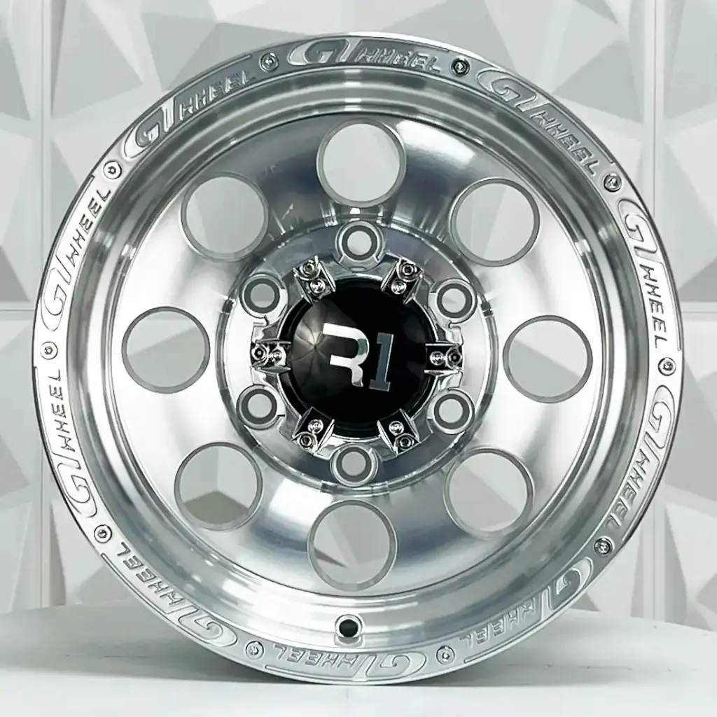 RIN 14X6 6-139.7 R1 SPORT 865 SILVER MACHINE FACE MACHINE LIP ET0 CB108.2