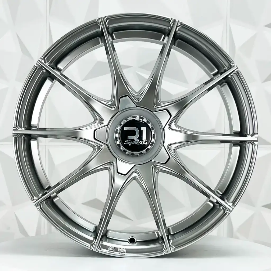 RIN 18X8 5-100 R1 SPORT SWOH04-10 HYPER BLACK ET38 CB73.1