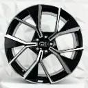RIN 19X8.5 5-112 R1 SPORT VH2044 BLACK MACHINE FACE ET38 CB57.1