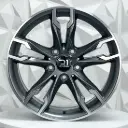 RIN 17X8 5-120 R1 SPORT BH1905 GUNMETAL MACHINE FACE ET35 CB74.1