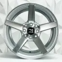 RIN 15X8 4-100/114.3 R1 SPORT 5570R SILVER MACHINE FACE ET28 CB73.1
