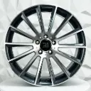 RIN 20X9.5 5-112 R1 SPORT M073 GUNMETAL MACHINE FACE ET38 CB66.6