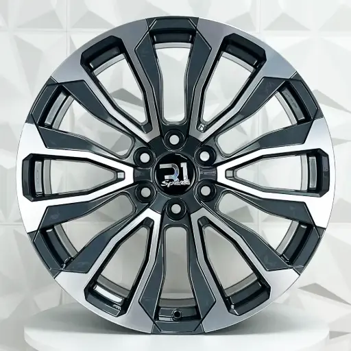 [FF248512] RIN 24X10 6-139.7 R1 SPORT TYH73 GUNMETAL MACHINE FACE ET31 CB78.1